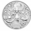 Stříbrná mince rok draka 2024-1/2 Oz -lunární série III.
