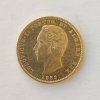 Zlatá mince 5000 reálů Louis I. -1883-Portugalsko
