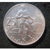 Stříbrná 25 koruna -Československá republika 1944-1954-10.výročí SNP