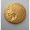 Zlatá mince half Eagle indiánský náčelník 1910