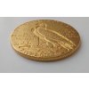 Zlatá mince half Eagle indiánský náčelník 1910