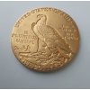 Zlatá mince half Eagle indiánský náčelník 1910