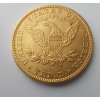 zlatá mince americký liberty Eagle 10 USD-1907
