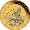 Zlatá mince Labuť (Swan) 2024-1 Oz