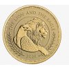Investiční zlatá mince Britský lev a americký orel 2024- 1 Oz