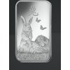 stříbrná cihla PAMP 1Oz-rok králíka 2023
