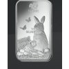 stříbrná cihla PAMP 1Oz-rok králíka 2023