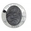 Stříbrná mince rok Draka 2024-5 Oz s perletí