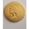 americký zlatý quarter eagle-indiánský náčelník 2.5 dollar-1911