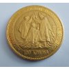 Zlatá mince Stokoruna Františka Josefa I. 1907 -40. výročí korunovace