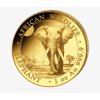 investiční zlatá mince 1 Oz somálský slon 2025-African Wildlife