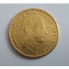 Zlatý dukát Františka Josefa I.-1862 E- stav 1/1