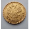 zlatý ruský 10 rubl-car Nikolaj II. 1898 AG