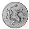 investiční stříbrná mince čínský drak 2025-1 Oz