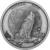 Stříbrná mince Vyjící vlk 2024