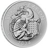 Stříbrný set mincí Tudorovský drak 2024- set dvou mincí-Proof