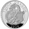 Stříbrný set mincí Tudorovský drak 2024- set dvou mincí-Proof