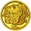 Zlatý lunární set Tygra 2022 proof