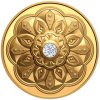 Zlatá mince s diamantem Kanadský diamant - ultra high relief 2020-Proof