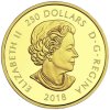 Zlatá mince s diamantem Velkolepý javor 2018- proof-Forevermark Diamond