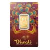 Zlatý slitek Diwali-Lakšmí a rangoli -5g-PAMP