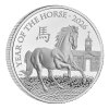 stříbrná mince Rok koně 2026-1 Oz -lunární série III.-Velká Británie