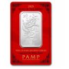 stříbrná cihla PAMP 1Oz-rok hada