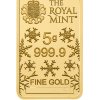 investiční zlatý slitek 5g-Merry christmas