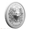 Stříbrná mince 50 CAD-heraldický medvěd 2025-vysoký reliéf
