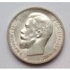 Ruská stříbrná 50 kopějka Mikuláš II. 1913 BC