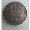 Stříbrná 5 marka Wilhelm I. král pruský 1876 C