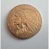 zlatá mince half Eagle indiánský náčelník 1910-5USD