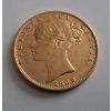 britský Sovereign Victoria 1862-první portrét