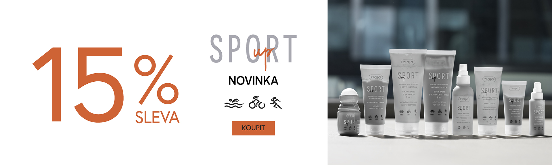 15% sleva novinka sport