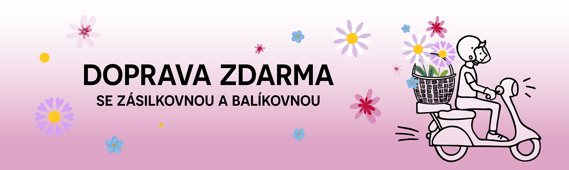 První Máj-doprava zdarma