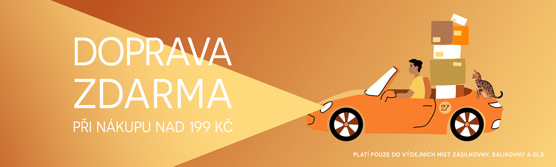 Doprava zdarma při nákupu nad 199 Kč