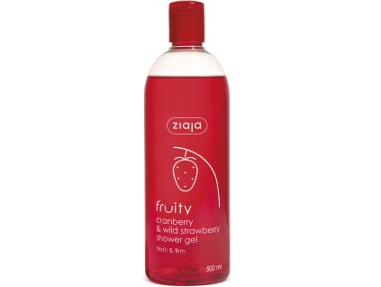 5901887018971 ZIAJA Fruity sprchový gel brusinka & lesní jahoda 500ml