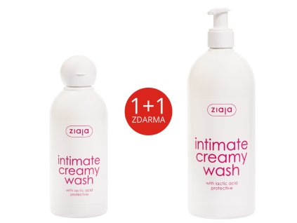 sada intima krémová intimní hygiena ochranná s kyselinou mléčnou 500ml + 200ml