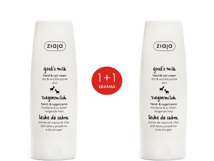 sada kozí mléko krém na ruce a nehty 80ml (1+1)