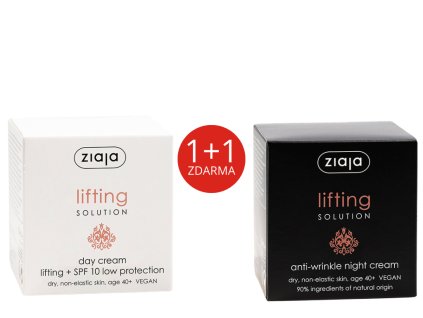 sada lifting solution 40+ denní krém SPF10 50ml + noční krém proti vráskám 50ml