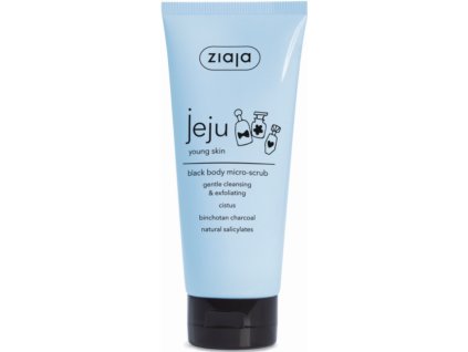 jeju  černý mikro-peeling 200ml