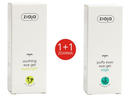 sada péče o oči gel pod oči světlik 15ml + gel pod oči šalvěj 15ml