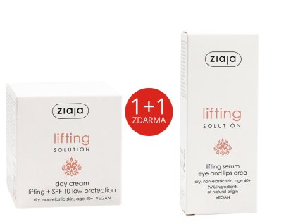 sada lifting solution 40+ denní krém 50 ml + sérum pod oči a okolí rtů 30 ml