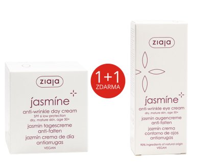 sada jasmínové máslo 50+ denní krém 50ml + krém pod oči 15ml