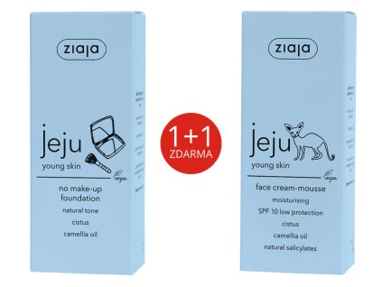 sada jeju tekutý korektor pleti 30ml + pleťová krémová pěna SPF 10 50ml