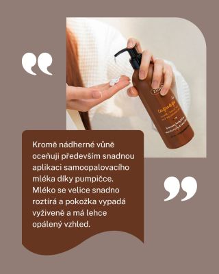 A co říkáte na náš TOP produkty vy? Cupuacu bronzující tělové mléko udrží vaše opálení až do zimy!