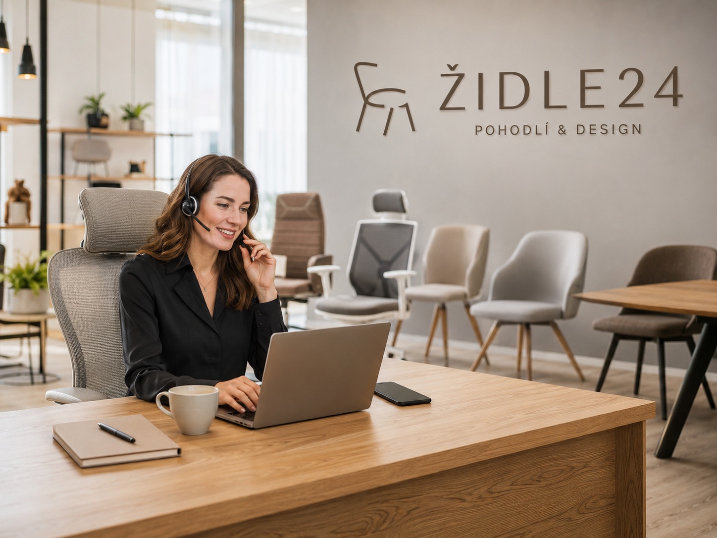 Moderní interiér Židle24.cz