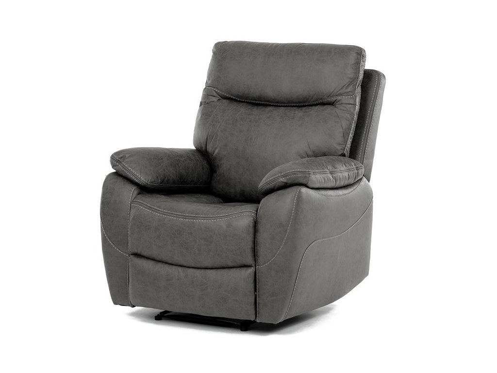 Relaxační a TV křeslo VERLO - látka vintage, více barev (Barva Hnědá)