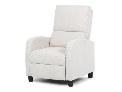 Relaxační křeslo, béžová, manšestrová látka, TV-4011 BGE2 (Barva Béžová)