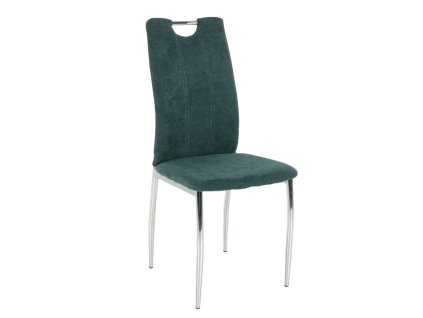 oliva new jedalenska stolicka azurova chrom hlavny